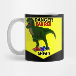 T-Rex Car Wrecks Mug